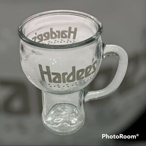 Vintage Pepsi Cola Hardees glass mug